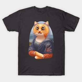 Meowy Lisa (no text) T-Shirt